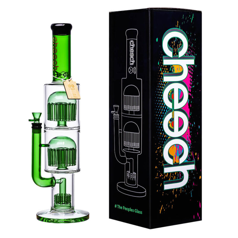 Buy The Giant Sequoia Green Color Glass Smoking Water Pipes For Sale