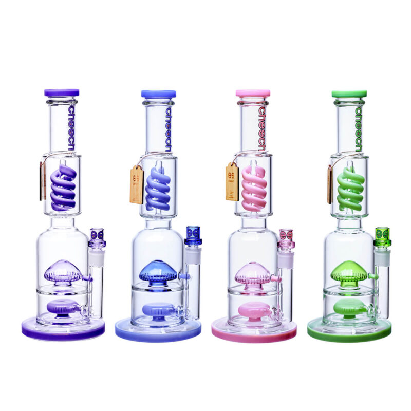 Import 16 Inch Triple Threat Percolator Design Banger Water Pipe For Sale