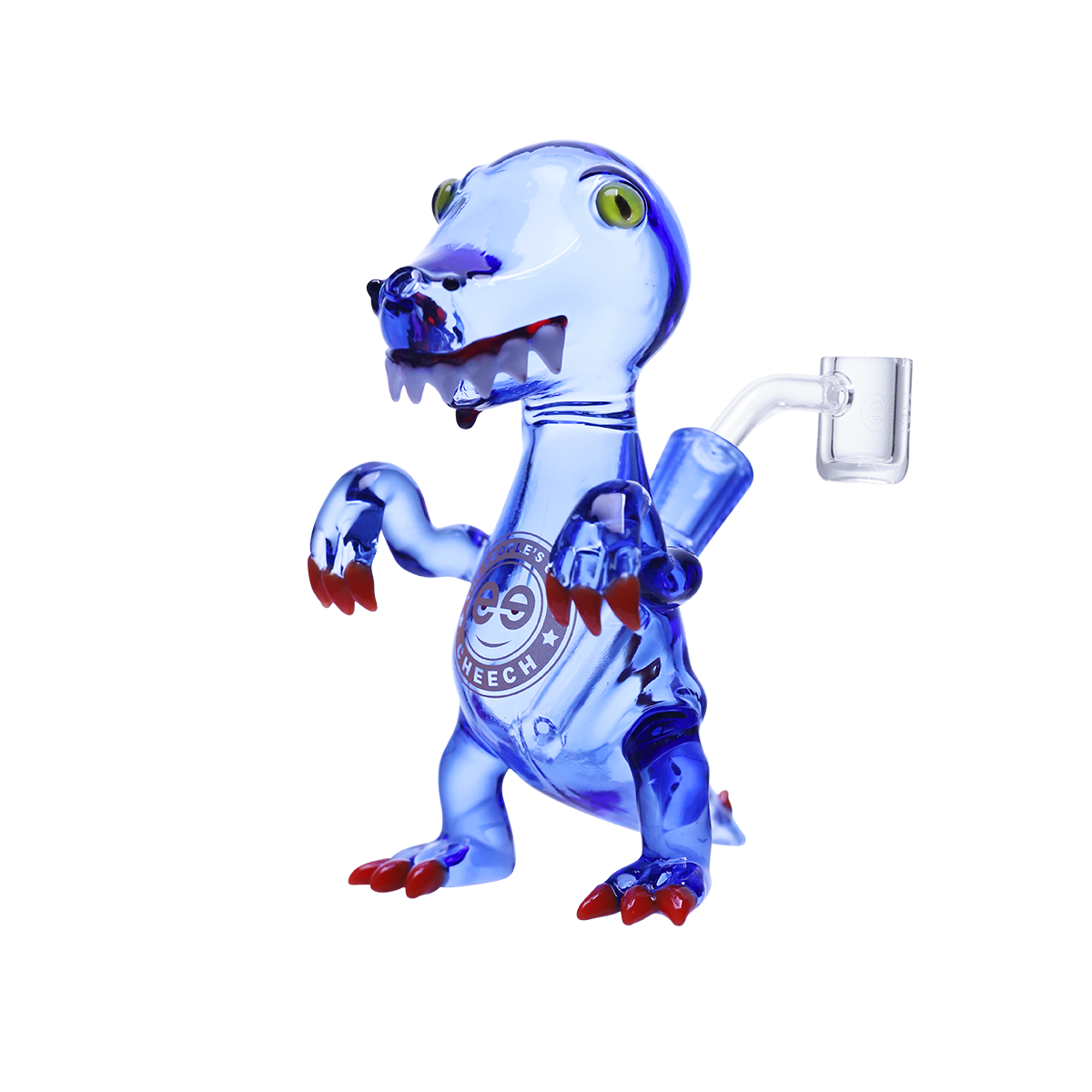 6" Playful glass dinosaur dab rig - Image 7