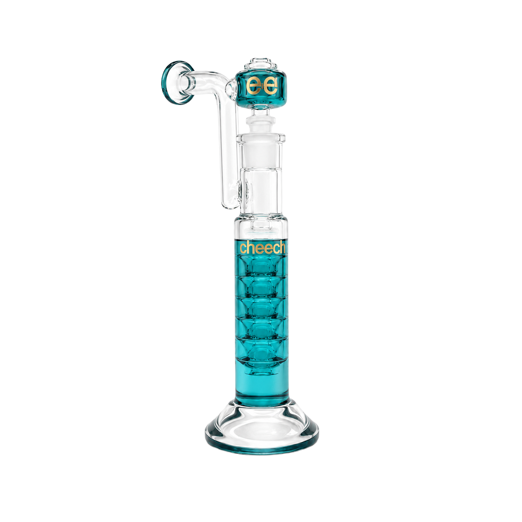 Cheech Multi-Tiered Turbine Perc Straight Tower Water Pipe - Image 2