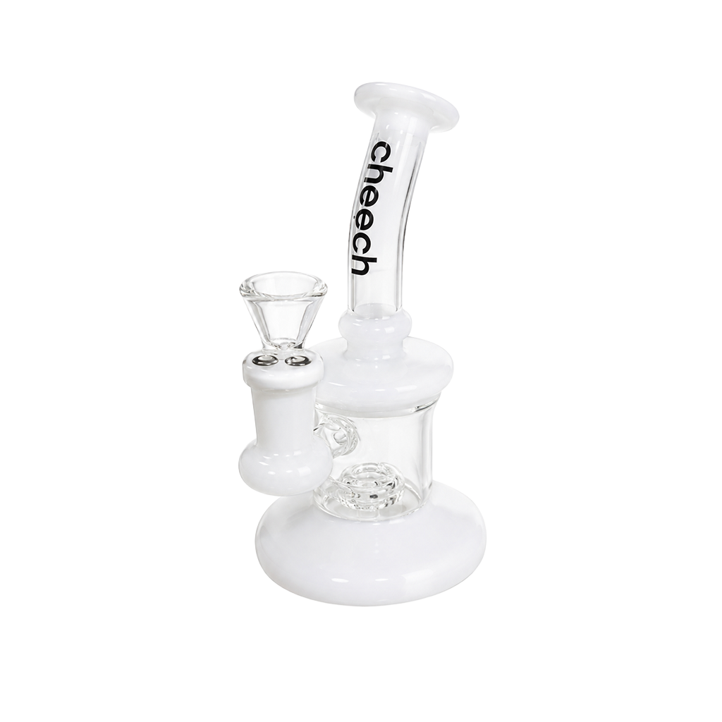 Cheech Opaque Accent Showerhead Perc Bent Neck Rig