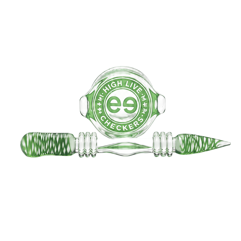 Cheech Glass Dab Tool & Concentrate Jar Set with Tool Rest (Assorted) - Image 7