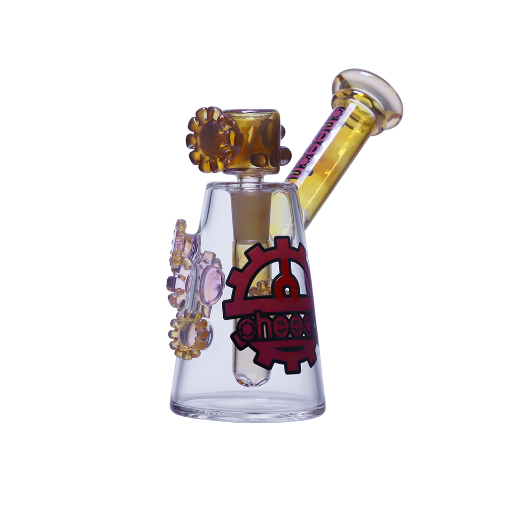 Cheech "Fumed Gears, Zero Adult Supervision" Glass Water Pipe - Image 6