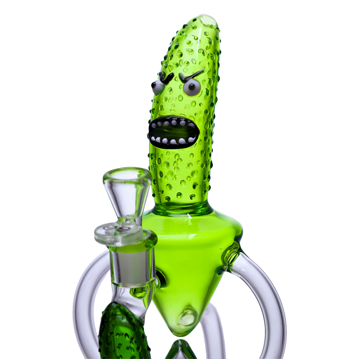 Cheech Pickled Character Glass Recycler Rig - Image 4