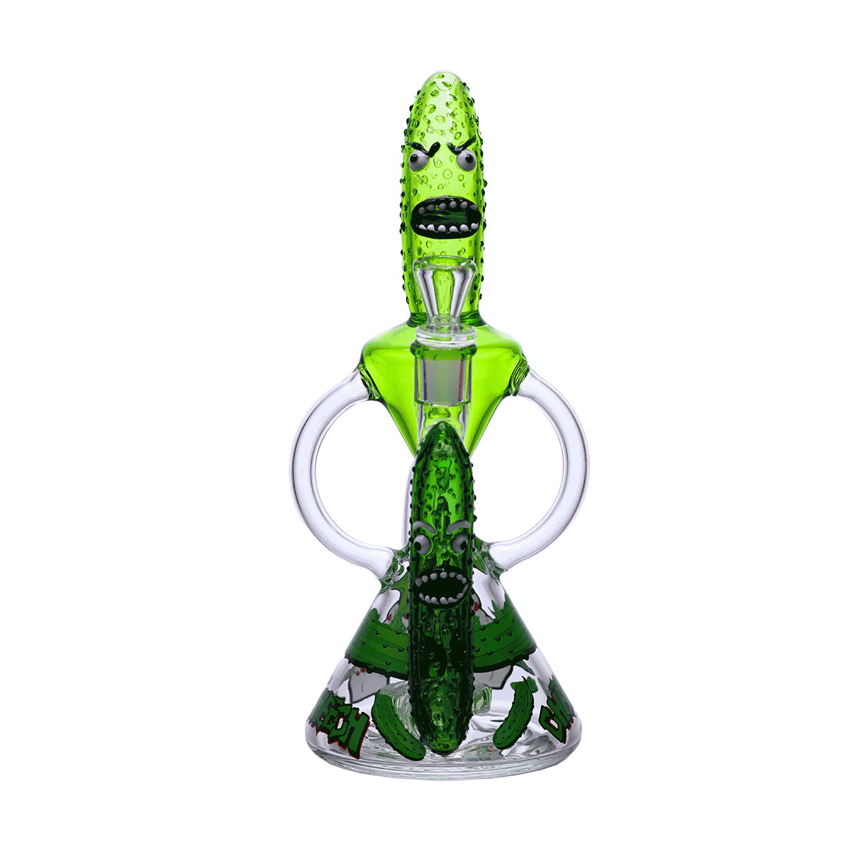 Cheech Pickled Character Glass Recycler Rig - Image 5