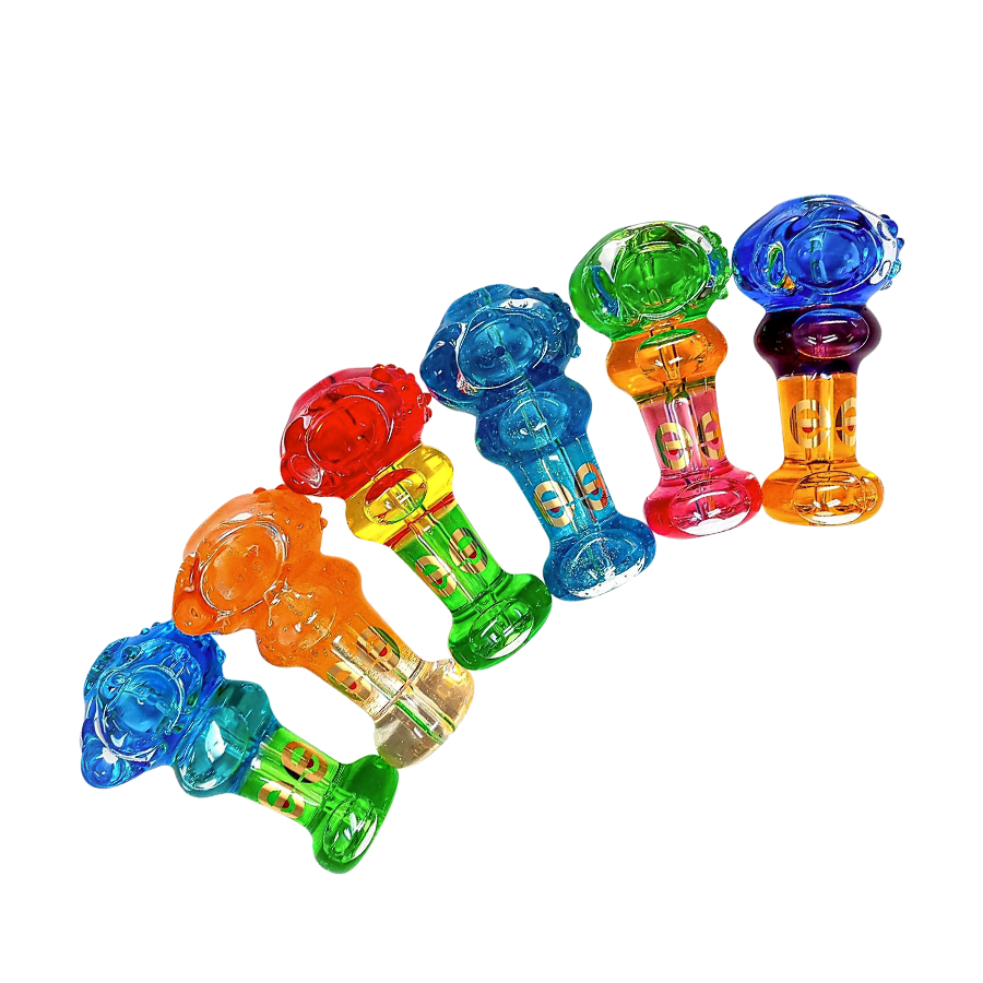 4" Glycerine Spoon Handpipe - ASSORTED