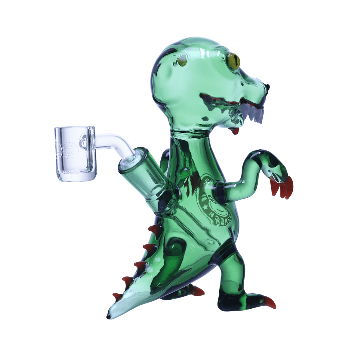 Playful glass dinosaur dab rig - Image 2