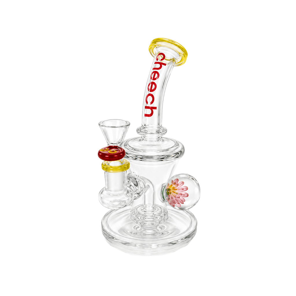 Cheech Floral Implosion Marble Bent Neck Rig